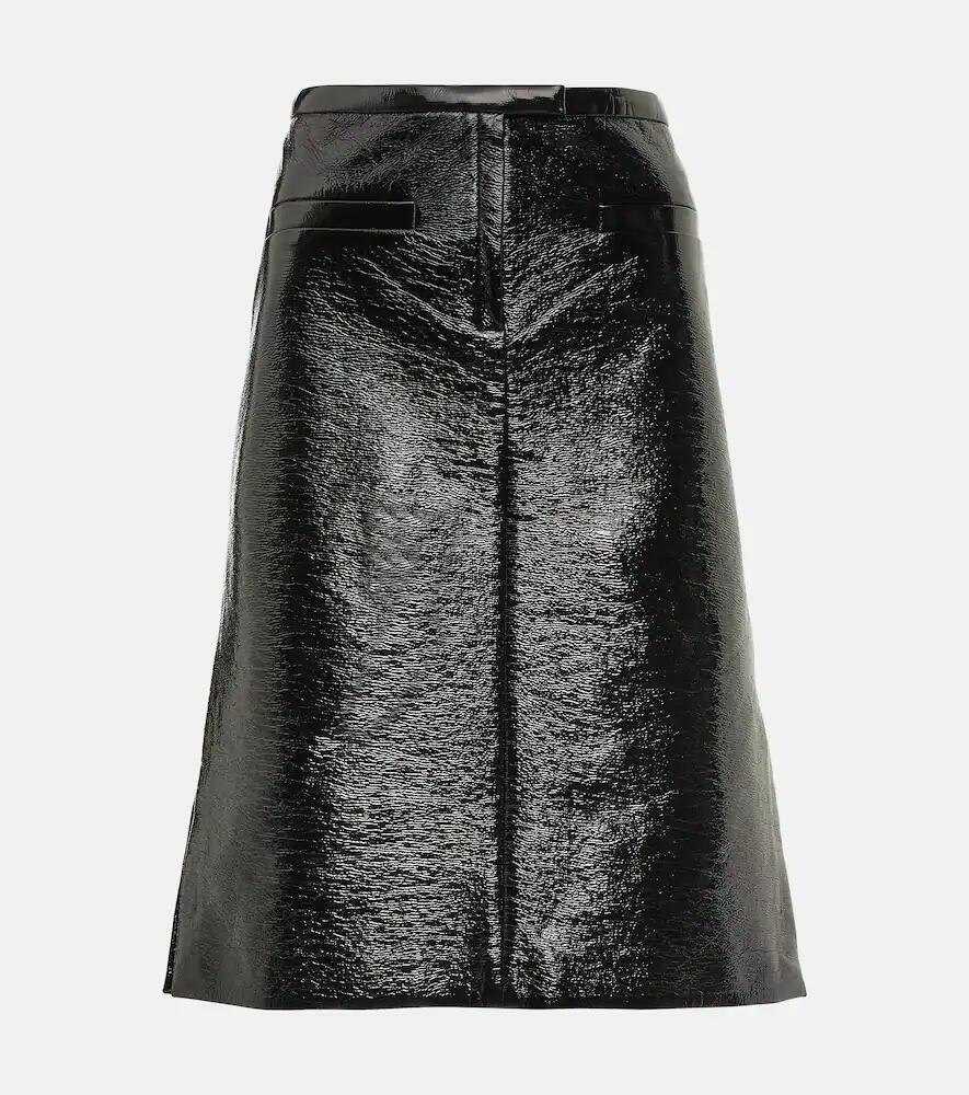 Courrèges Vinyl midi skirt Cover