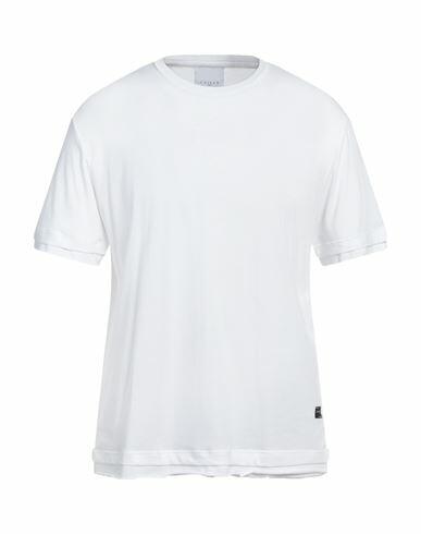 Gaëlle Paris Man T-shirt White Cotton, Modal Cover