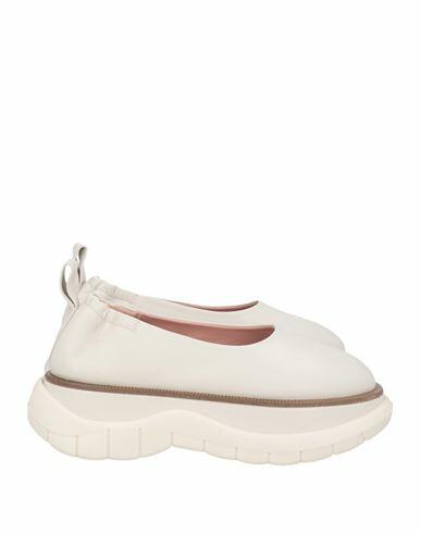 Sunnei Woman Pumps Off white Leather Cover