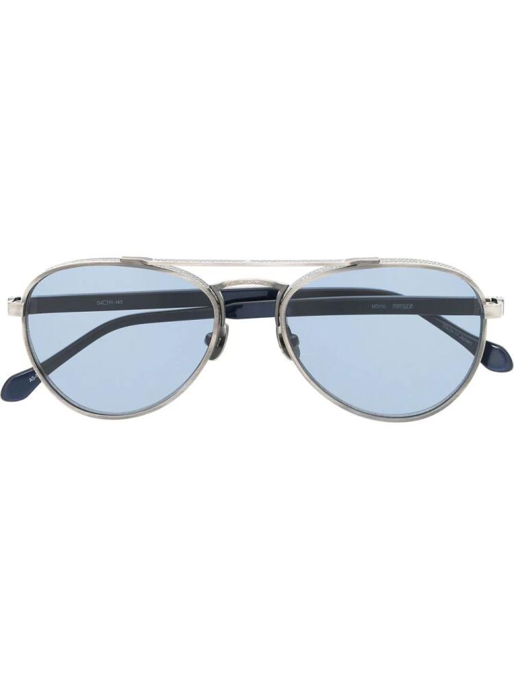 Matsuda pilot-frame tinted sunglasses - Silver Cover