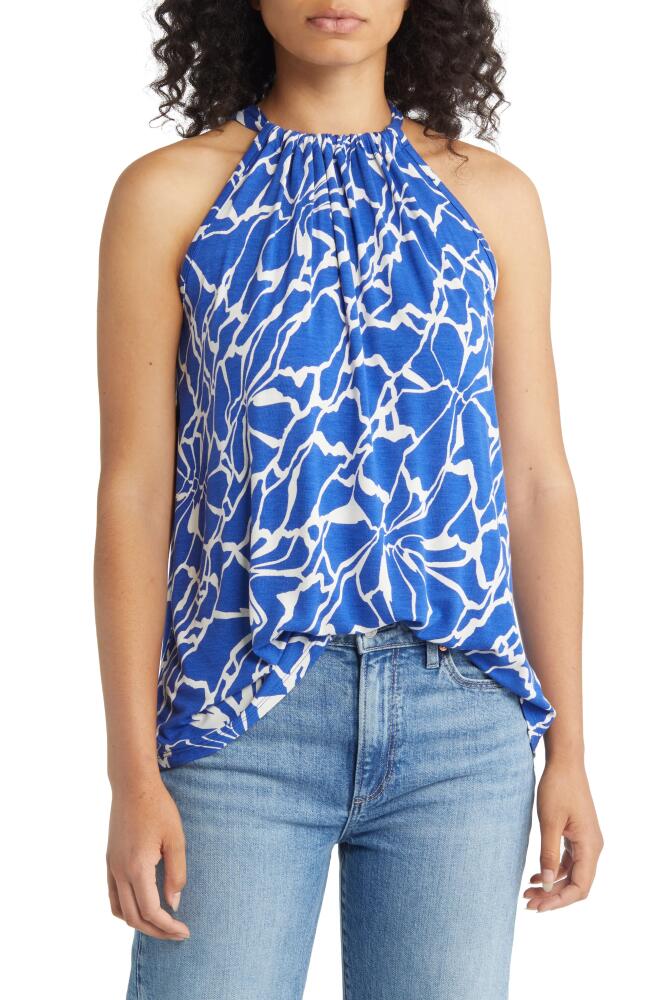 Loveappella Print Tank in Electric Blue Cover