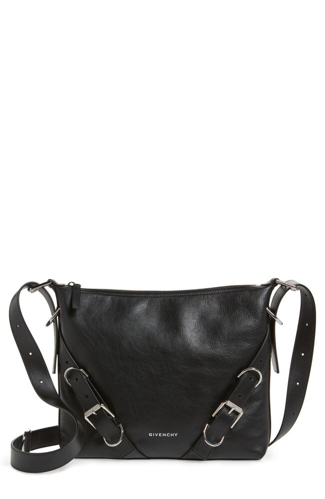 Givenchy Voyou Leather Crossbody Bag in Black Cover