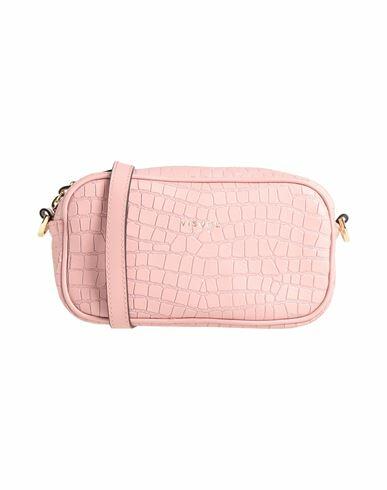 Visone Woman Cross-body bag Light pink Calfskin Cover