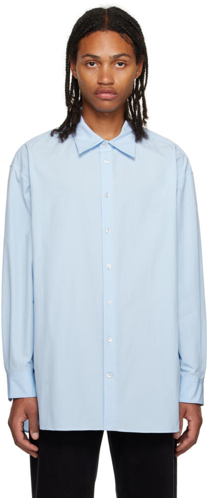 The Row Blue Lukre Shirt Cover