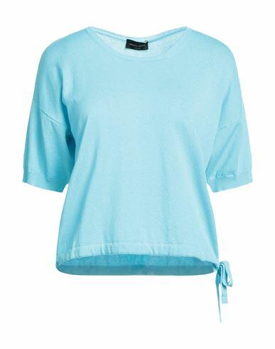 Roberto Collina Woman Sweater Azure Viscose, Polyester Cover