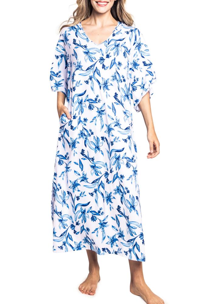 Petite Plume Songs of Santorini Caftan in Blue Cover