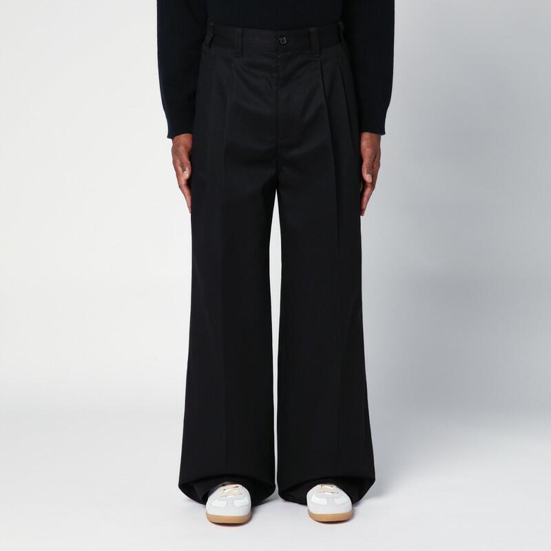 Maison Margiela Black skater chino trousers Cover