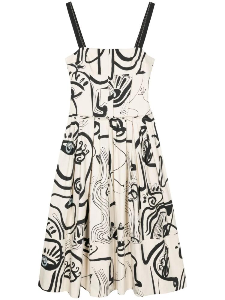 Alexis Cocco printed midi dress - Black Cover