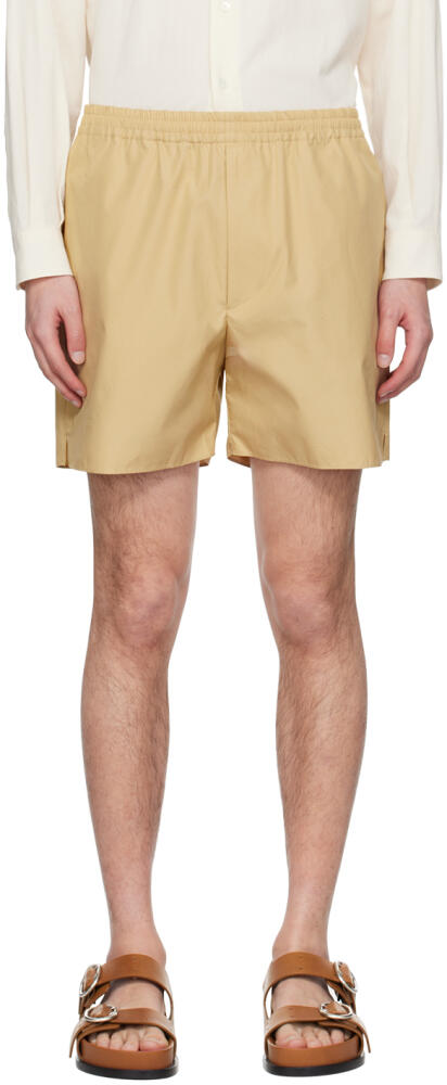 AURALEE Beige Vent Shorts Cover