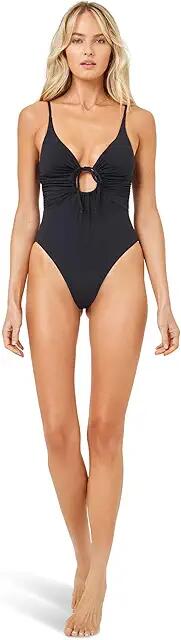 L*Space Piper One-Piece Classic (Black) Women's Swimsuits One Piece Cover