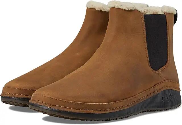 Chaco Paonia Chelsea Fluff (Tan) Women's Boots Cover