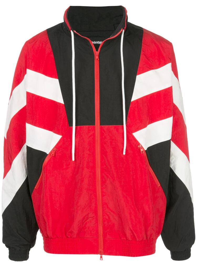 God's Masterful Children Superstar stripe jacket - Red Cover