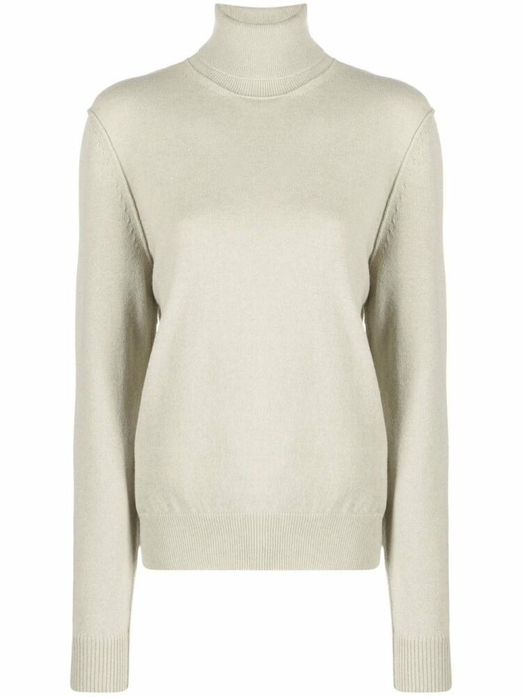 Maison Margiela roll-neck cashmere jumper - Green Cover