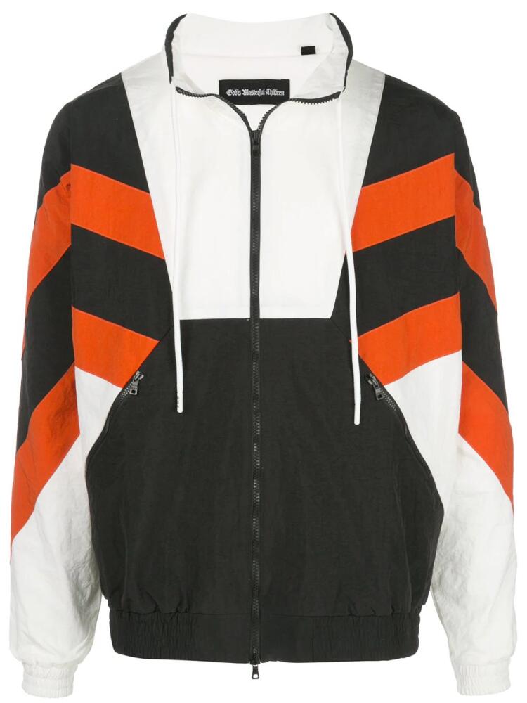 God's Masterful Children Superstar striped jacket - Orange Cover