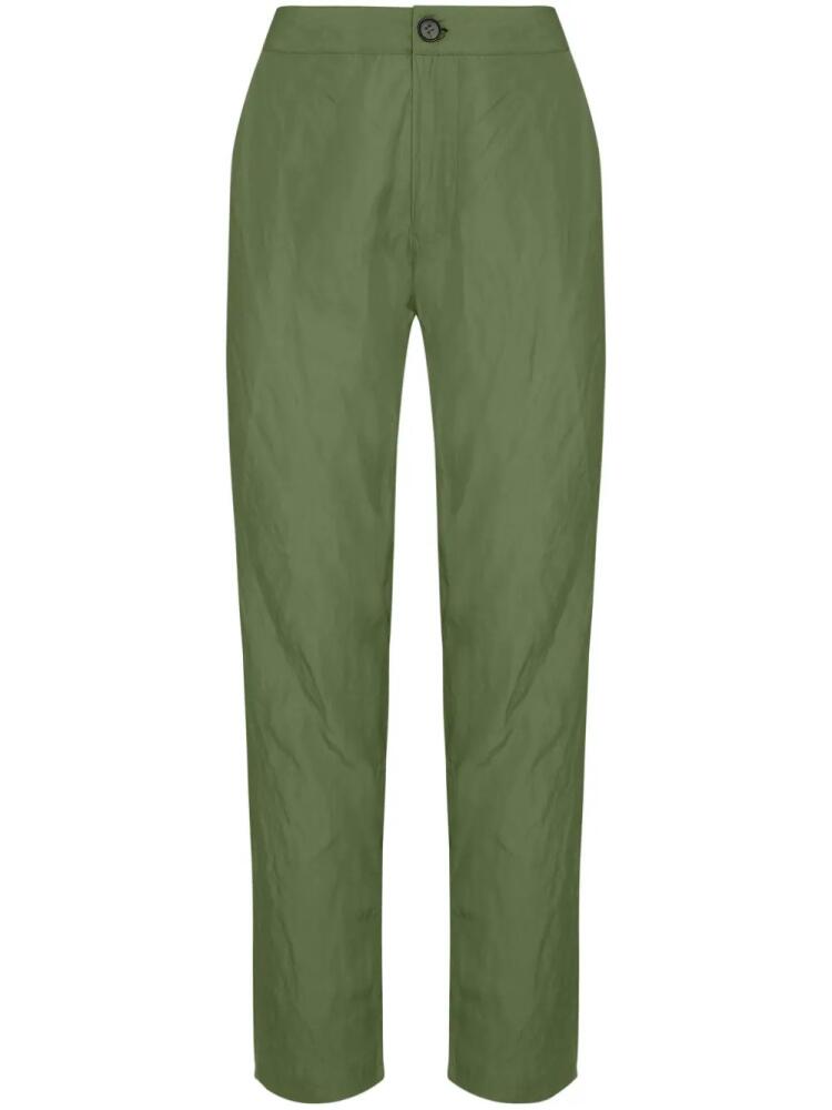 Uma | Raquel Davidowicz Stevia straight-leg trousers - Green Cover