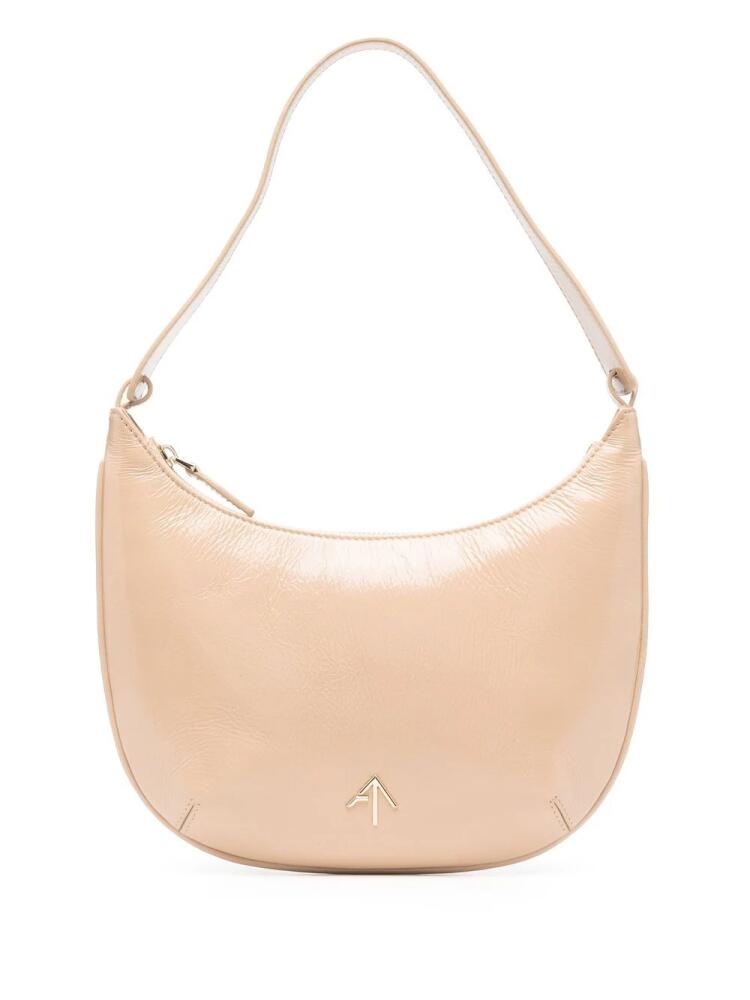 Manu Atelier patent leather bag - Neutrals Cover