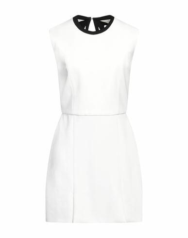 Msgm Woman Mini dress White Viscose, Polyamide, Elastane Cover