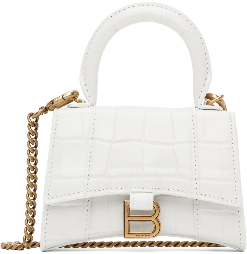 Balenciaga White XXS Top Handle Bag Cover