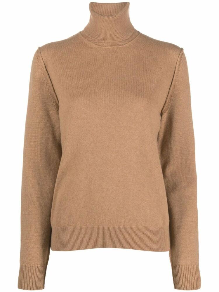 Maison Margiela roll-neck cashmere jumper - Neutrals Cover