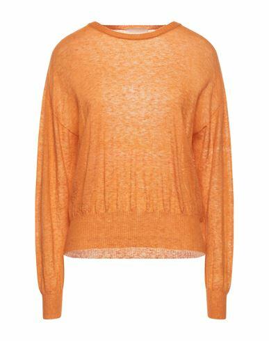 Momoní Woman Sweater Ocher Polyamide, Alpaca wool, Wool Cover