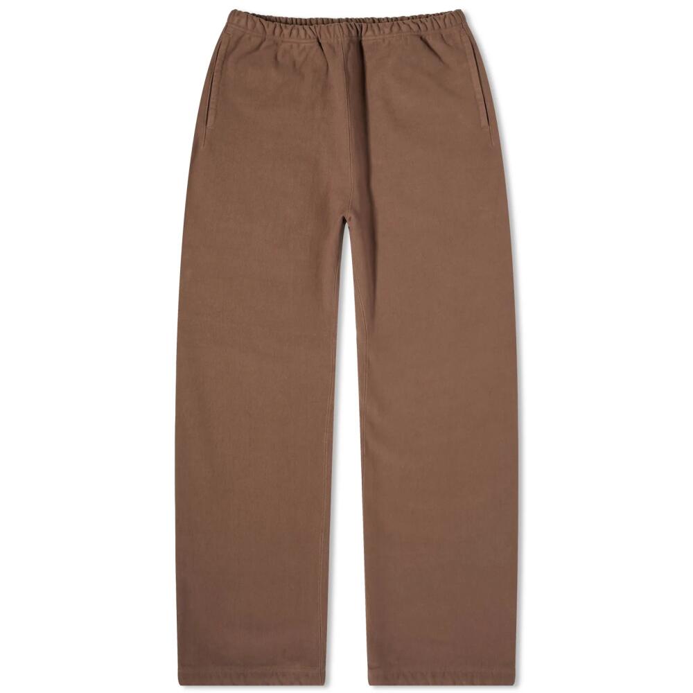 Auralee Men's Super Milled Sweat Pants in Brown Cover