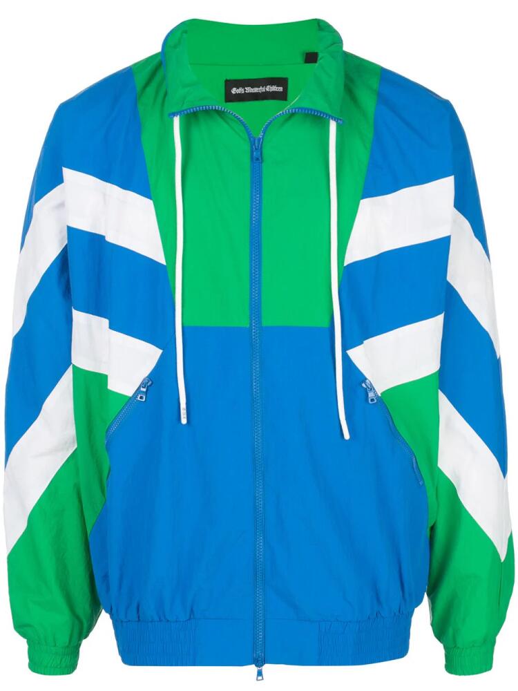 God's Masterful Children Superstar striped jacket - Green Cover