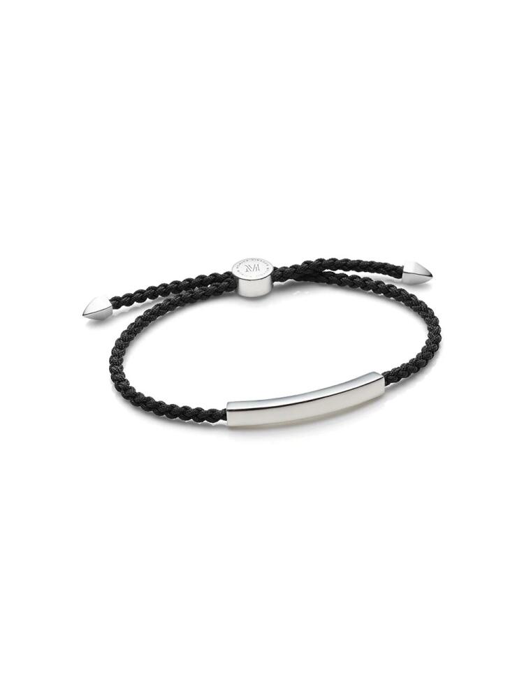 Monica Vinader Linear cord bracelet - Black Cover