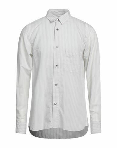 Aglini Man Shirt Light grey Cotton, Polyamide Cover