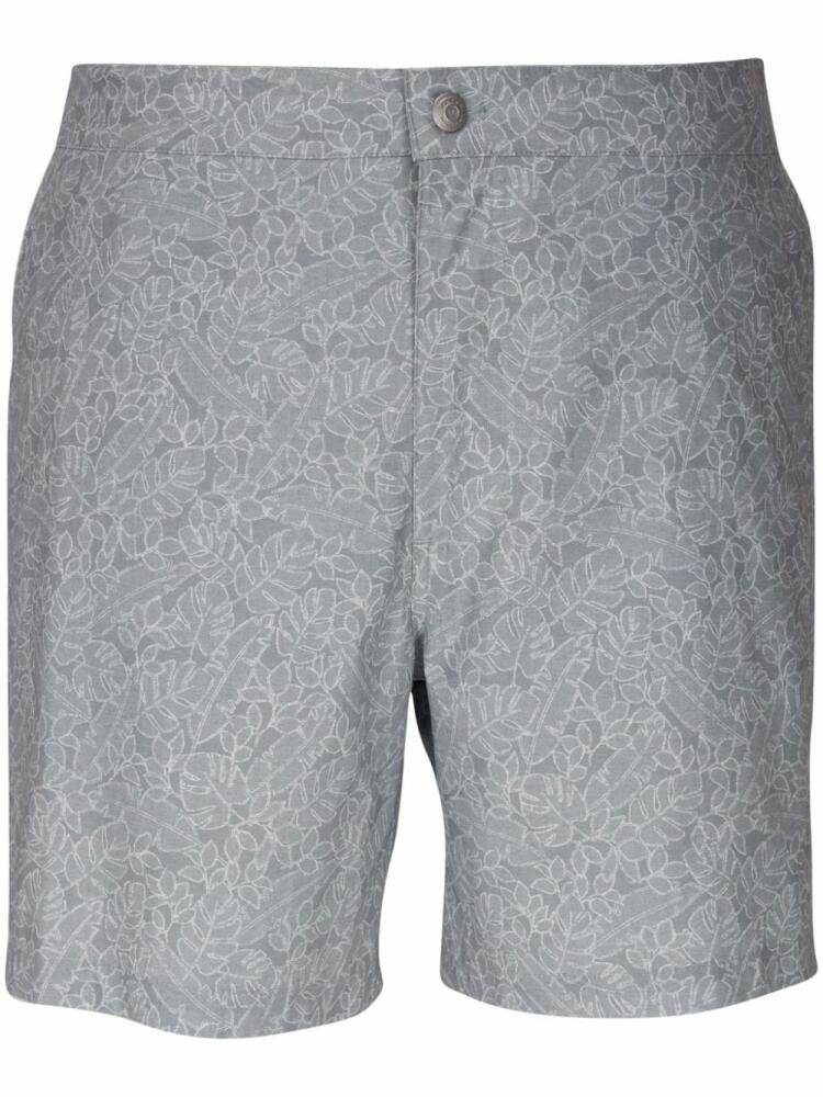 Peter Millar graphic-print swim shorts - Grey Cover