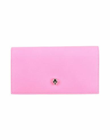 Alexander Mcqueen Woman Wallet Pink Leather Cover