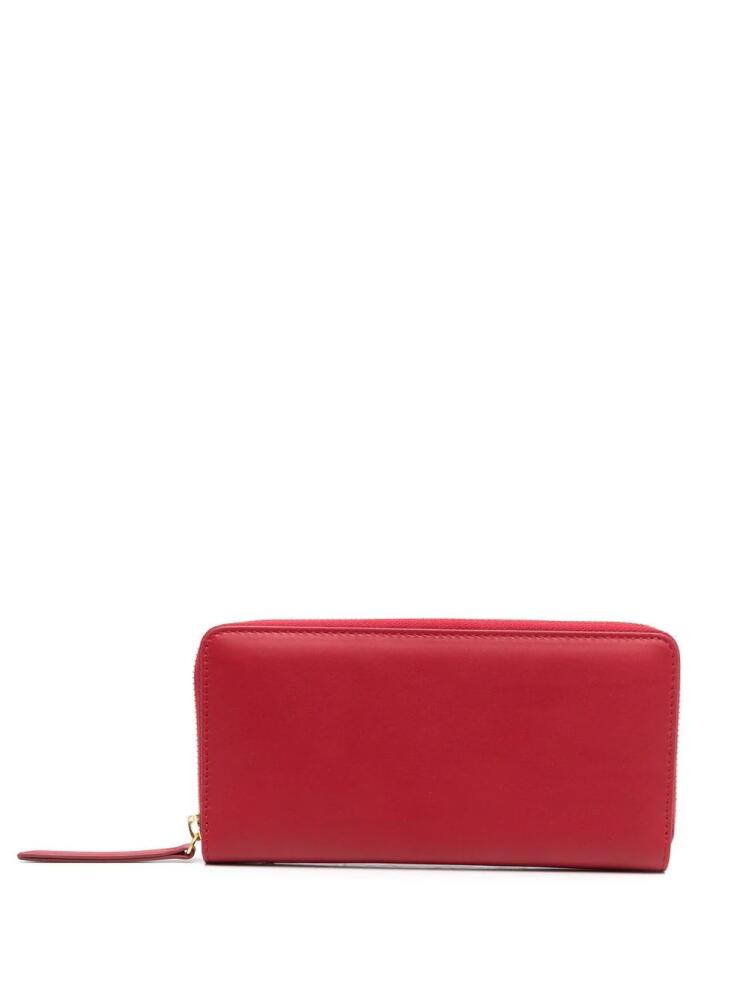 Maison Margiela four-stitch zip-around wallet - Red Cover