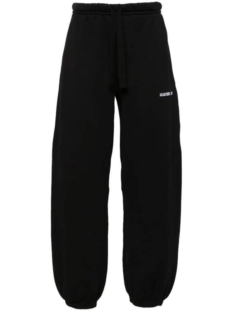 Marine Serre organic cotton track pants - Black Cover