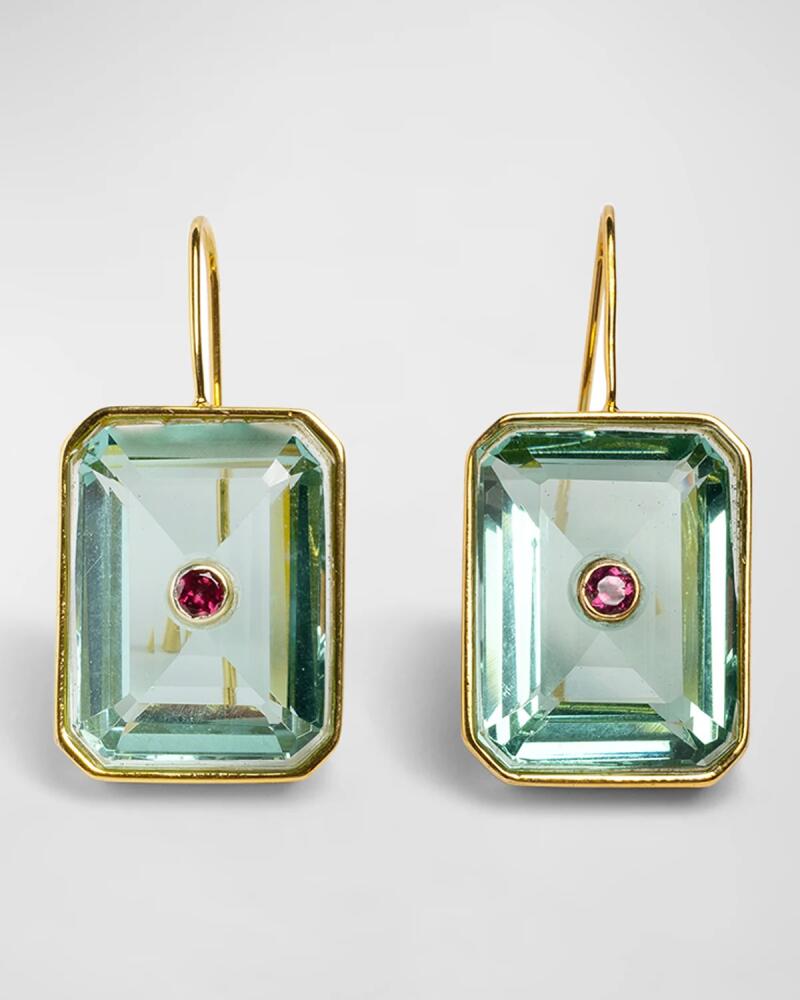 Lizzie Fortunato TILE EARRINGS IN AQUA Cover