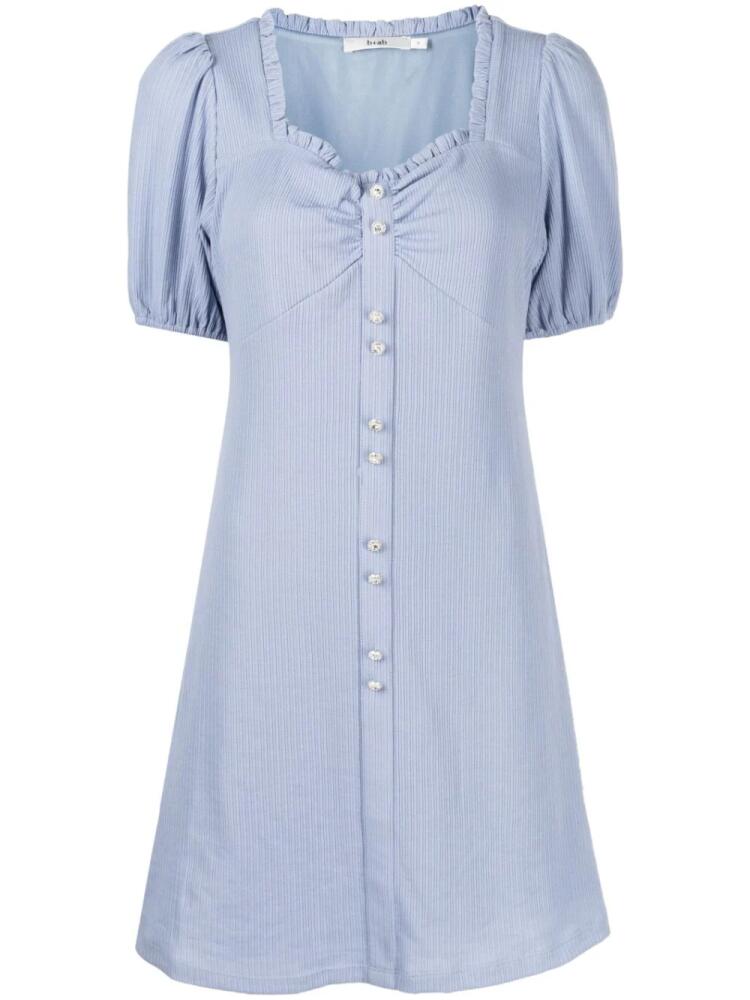 b+ab puff sleeves mini dress - Blue Cover