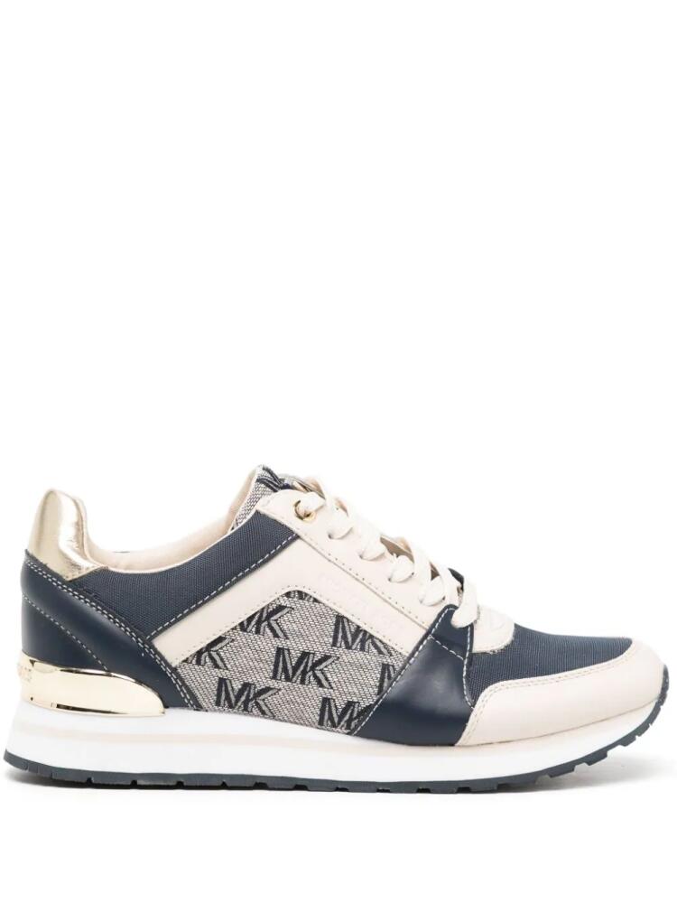 Michael Kors Billie monogram-print sneakers - Neutrals Cover