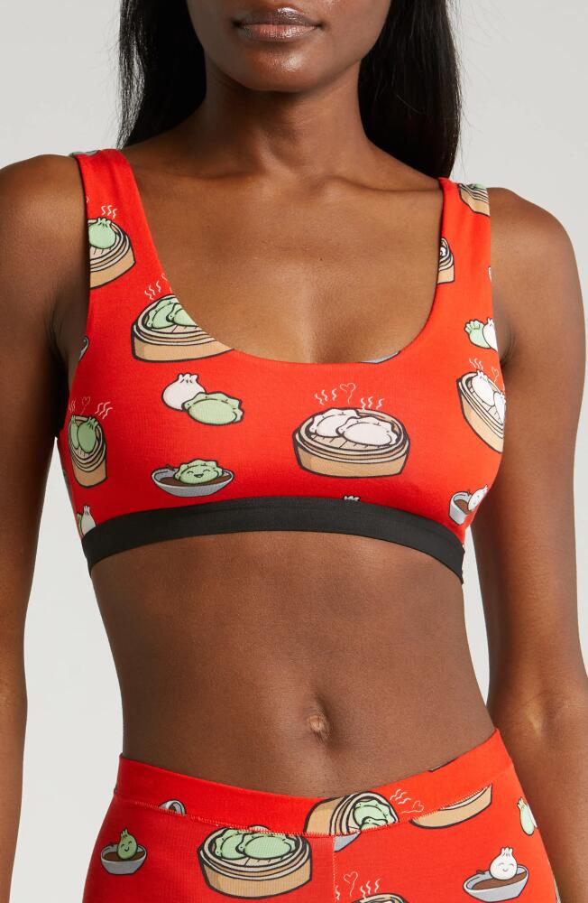 MeUndies Print Bralette in Crazy A Bao You Cover