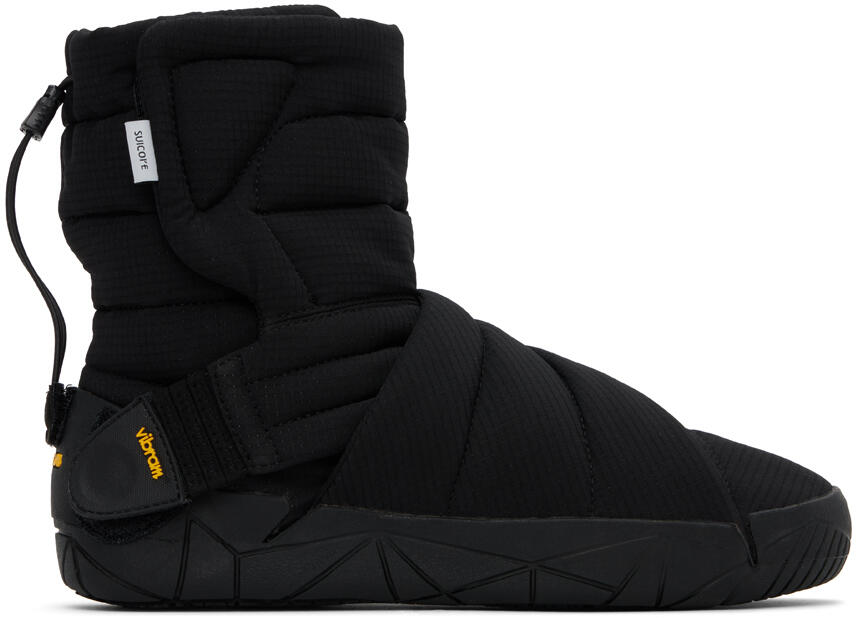 SUICOKE Black FUTON-HI Boots Cover