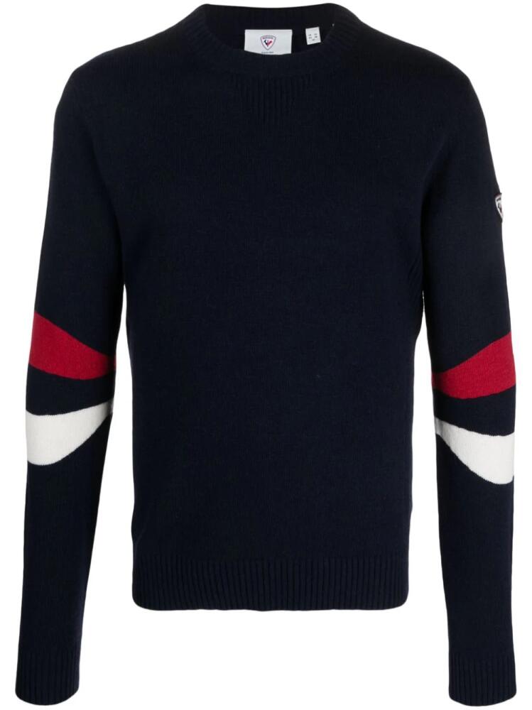 Rossignol Signature logo-embroidered sweater - Blue Cover