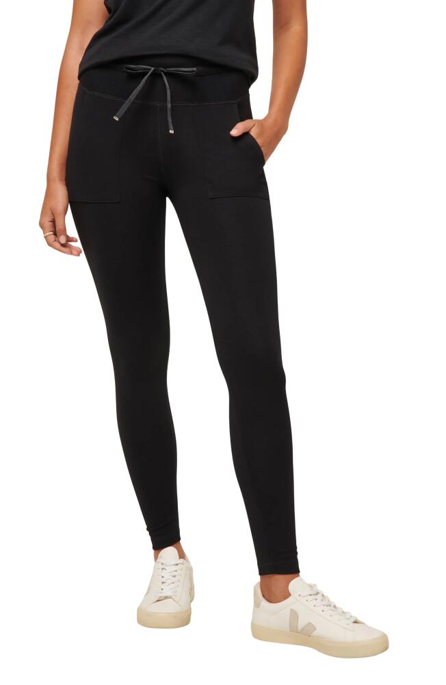 TravisMathew Friday Ponte Pocket Leggings in Black Cover