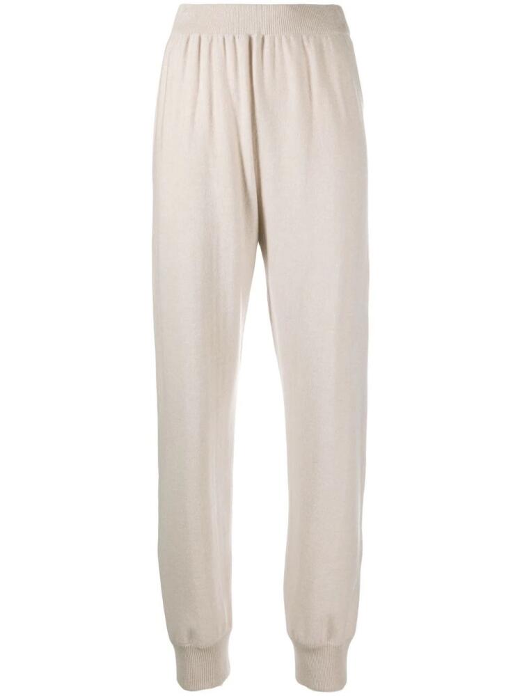 Fabiana Filippi knitted tapered track pants - Neutrals Cover