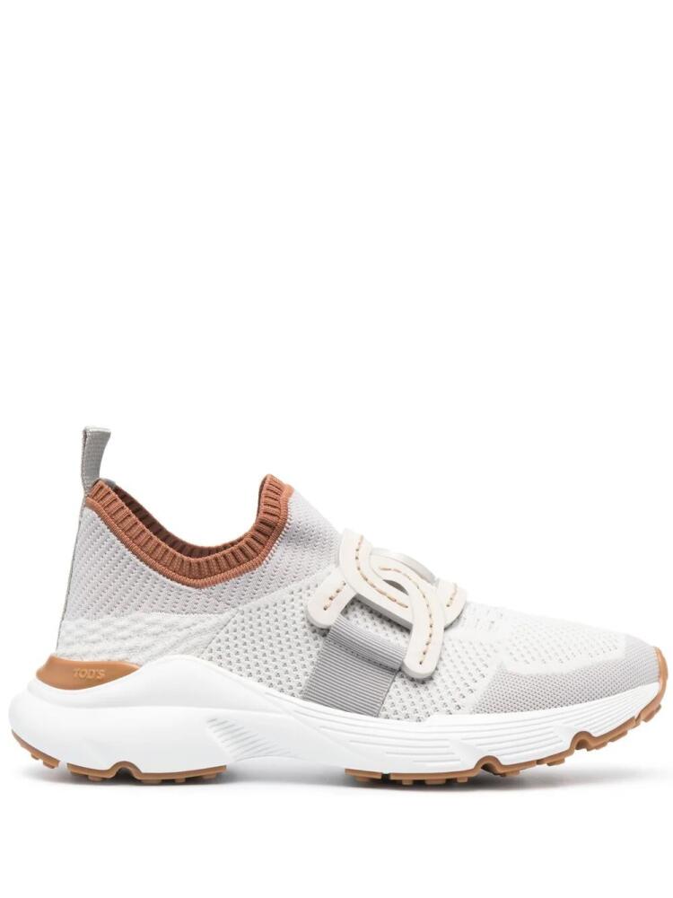 Tod's panelled low-top sneakers - White Cover