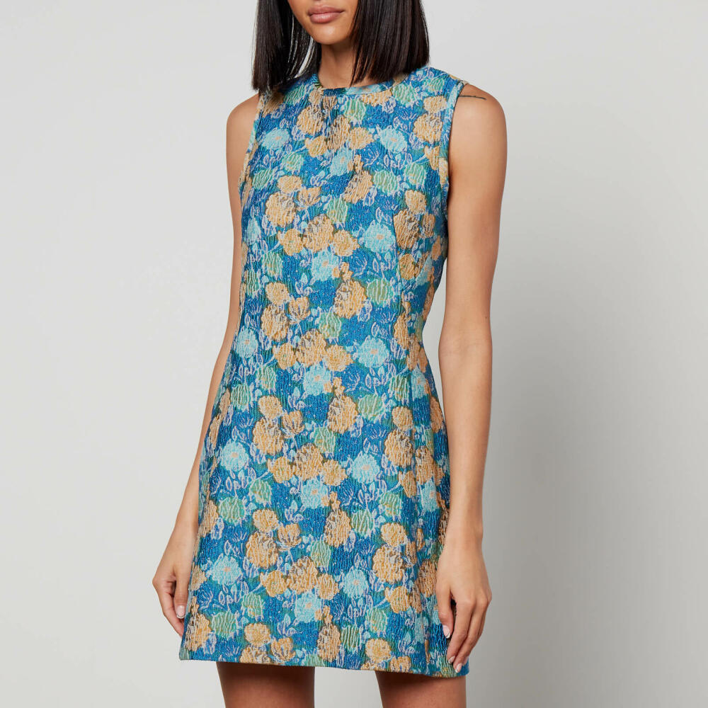 Baum Und Pferdgarten Arizona Floral-Jacquard Mini Dress Cover