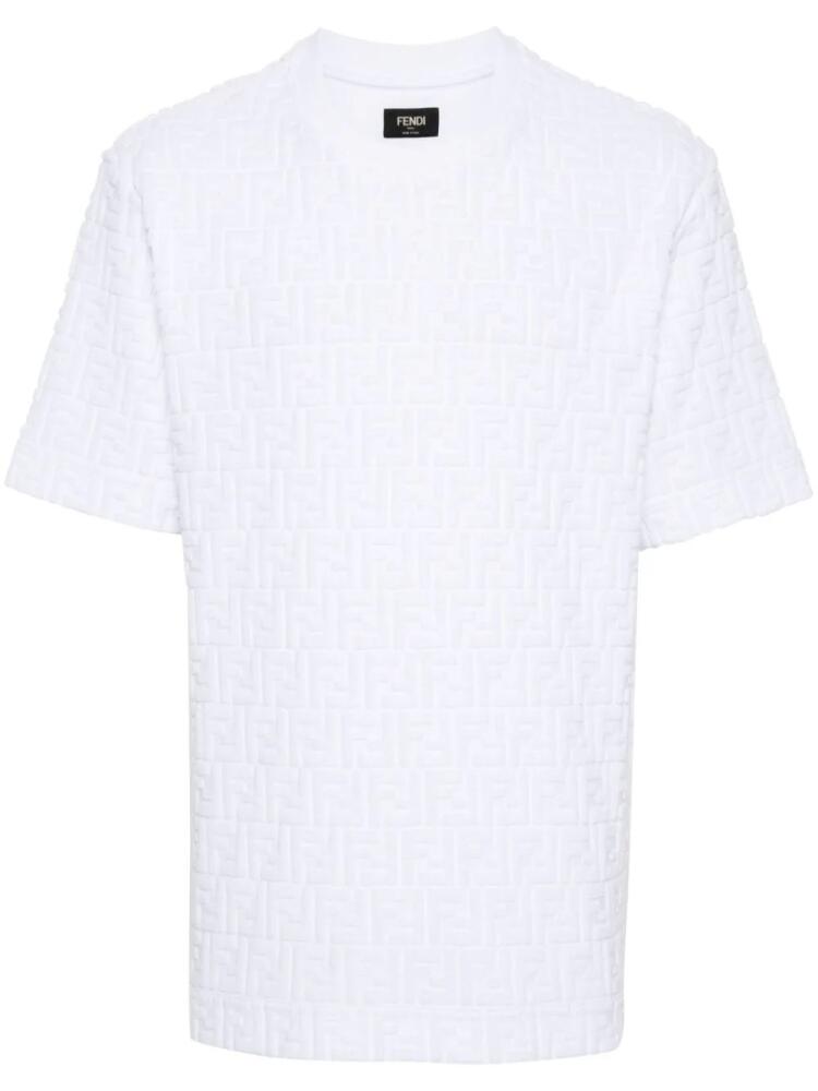 FENDI J. FF Sponge T-shirt - White Cover