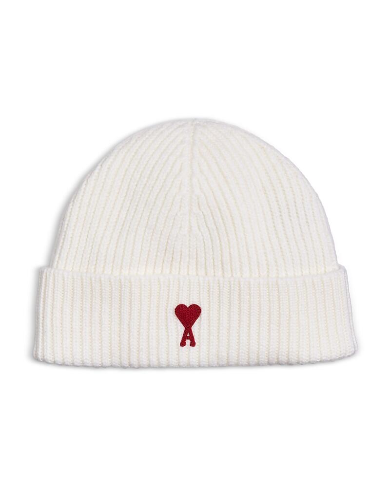 Ami Wool Red Adc Embroidered Beanie Cover