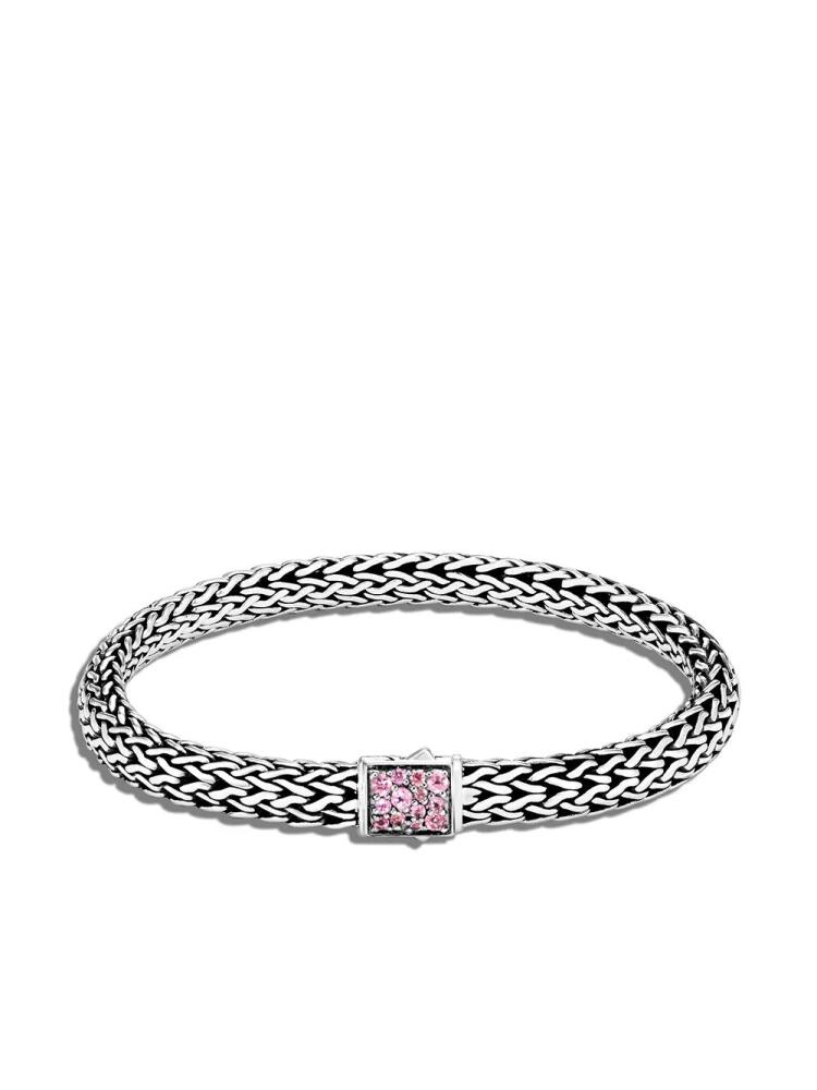 John Hardy Classic Chain 6.5mm reversible Icon tourmaline bracelet - Silver Cover