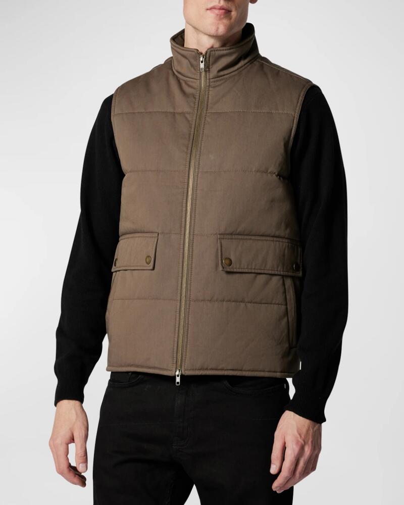 Rodd & Gunn Men's Winscombe Padded Full-Zip Vest Cover