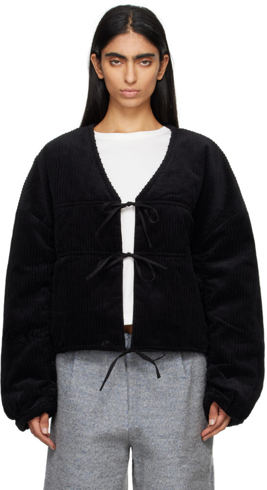 Deiji Studios Black Reversible Cord Coat Cover