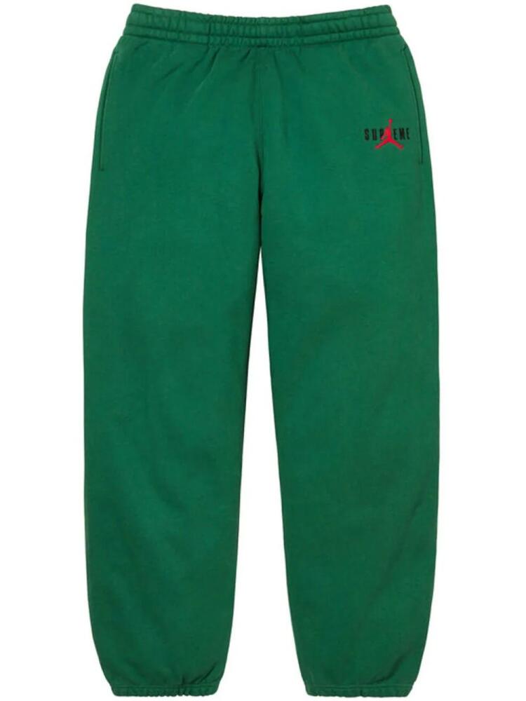 Supreme x Jordan track pants - Green Cover