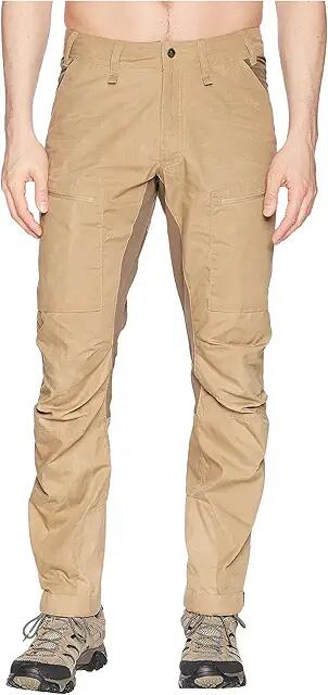 Fjallraven Abisko Lite Trekking Trousers (Sand/Tarmac) Men's Casual Pants Cover