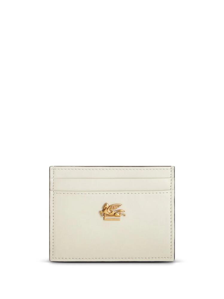 ETRO Pegaso leather cardholder - Neutrals Cover